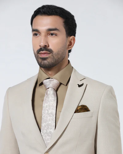 Beige_Two_Piece_Textured_Suit_Rex-CP002406A2-image4