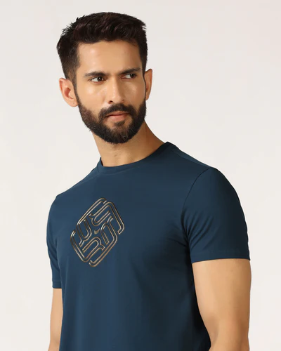 Blue_Crew_Neck_Textured_T_Shirt_Crown-ET003567B2-image4