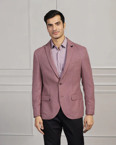 Casual_Dusty_Pink_Textured_Blazer_Astin-EJCC2310P3BS24FL-image1
