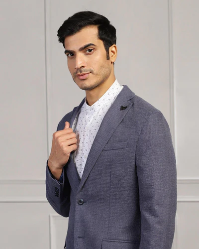 Casual_Navy_Textured_Blazer_Astin-EJCC2310N1BS24FL-image4