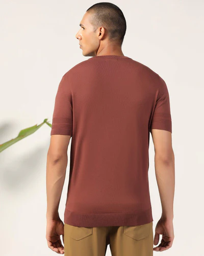 Crew_Neck_Brown_Yarn_Dyed_Tshirt_Miya-ETCC3173C1MA24FL-image2