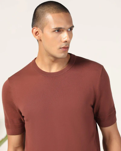 Crew_Neck_Brown_Yarn_Dyed_Tshirt_Miya-ETCC3173C1MA24FL-image4