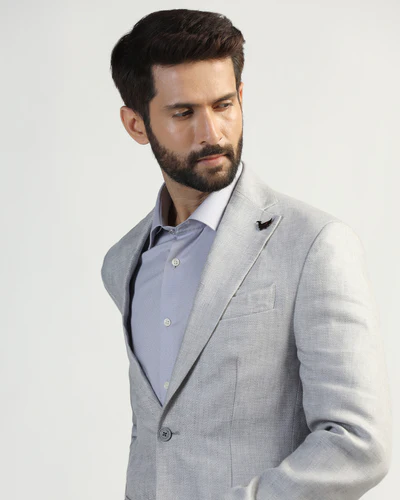 Formal_Light_Grey_Textured_Blazer_Nero-CJ002507G1-image4