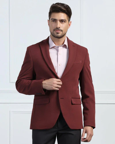 Formal_Maroon_Textured_Blazer_Morris-CJ002383R1-image1