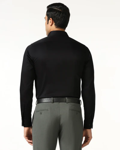 Jet_Black_Non_Iron_Solid_Shirt_Sailor-NS014465Z1-image2