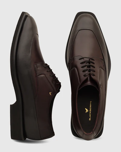 Leather_Burgandy_Solid_Oxford_Shoes_Vistara-FO000146E1-image3
