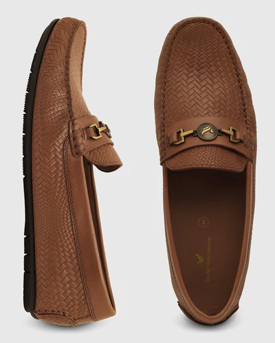 Leather_Casual_Tan_Textured_Loafer_Shoes_Thread_FL000026E2_image4