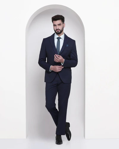 Mclaren_2_Pcs_Dobby_Suits_In_Navy-CPNM1373N1BS22FL-image1