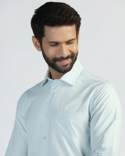 Non_Iron_Formal_Mint_Textured_Shirt_Wren-MS013924D1-image4