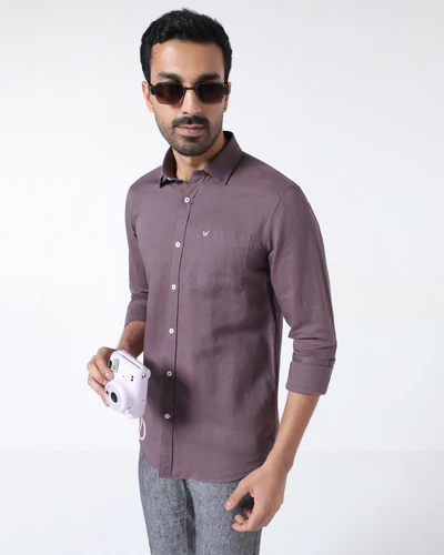 Purple_Linen_Solid_Shirt_Cleo-ES015046U2-image1