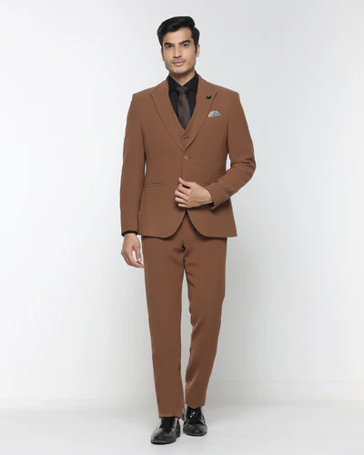 Rust_Three_Piece_Solid_Suit_Kover-CP002325O3-image1