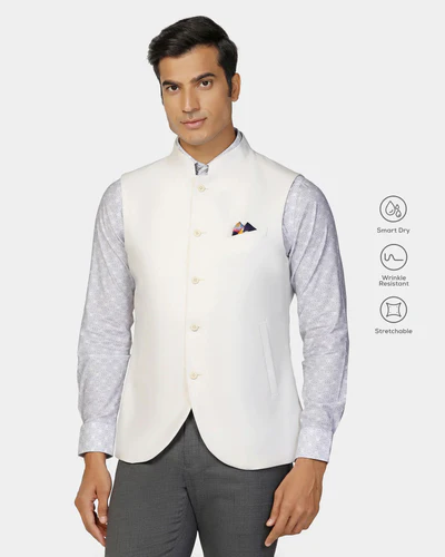 Techpro_Bandhgala_Formal_White_Solid_Waistcoat_Travalo-CV000815W1-techprofeatureimage