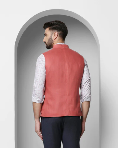 casual-bandhgala-waistcoat-in-peach-seamus-blackberrys-clothing-2